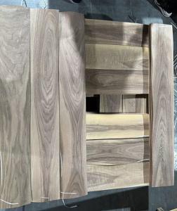 China Slice Cut American Walnut Veneer Natural C Grade Thick 1.2mm Flooring factory