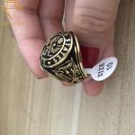 Deep Engraved Steel U.S Mens 18K Custom Military Rings