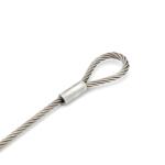 1.5mm - 2.5mm 7x7 Stainless Steel Wire Rope Flexible And Firm