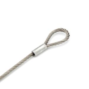 China 316 Stainless Steel 7x7 Wire Rope For Outdoor Architectural Heavy Duty 4.76mm-10mm factory