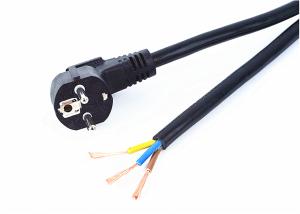 China European 3pin power cord no end cabale availavle UL ,RHOS ,CE and so on 1m/2m/3m factory