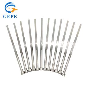 China SKD61/H13 Straight Flat Thimble Wear Resistant High Precision Stepped Pin factory