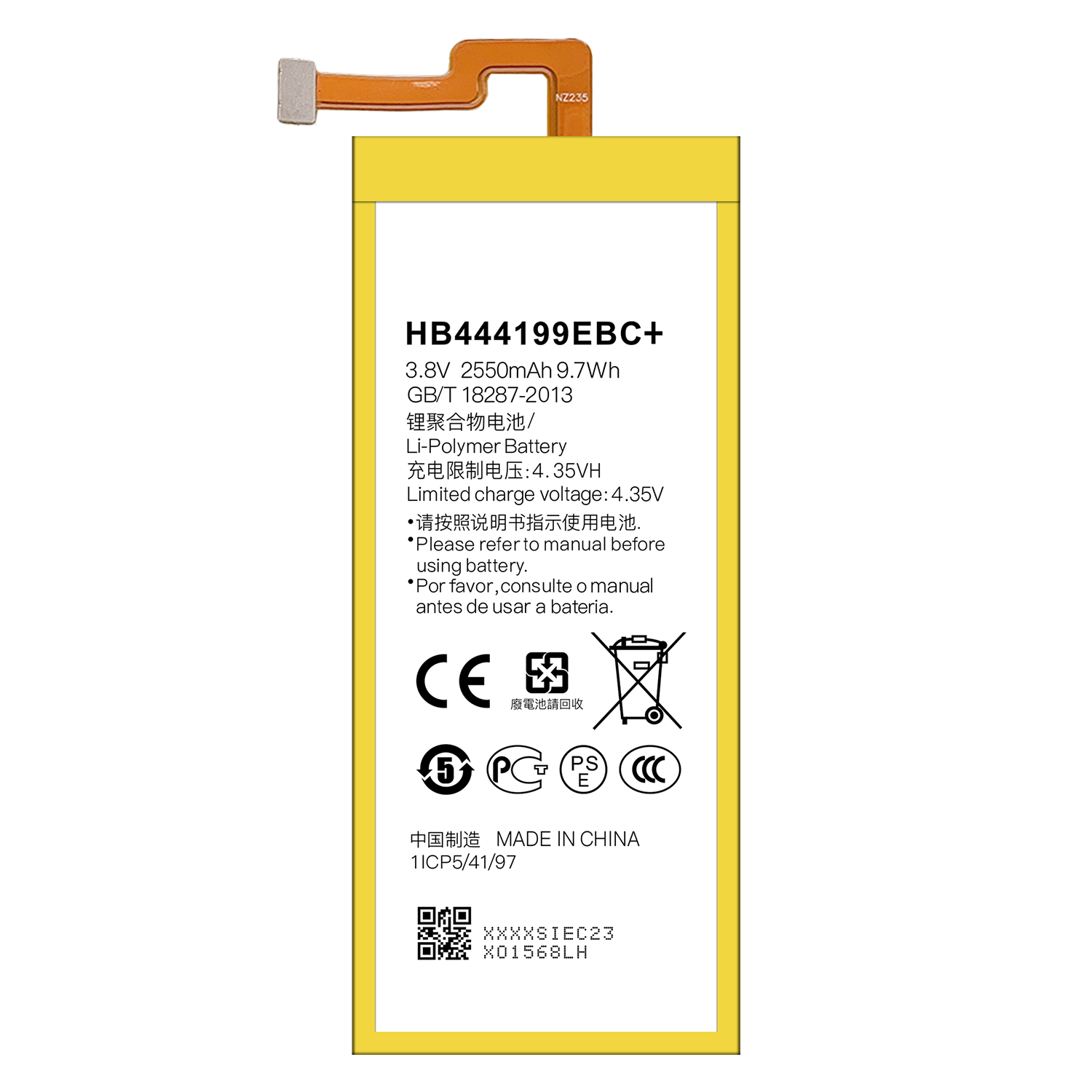 Powerful WIFI Battery HB444199EBC for HUAWEI Honor 4C G Play mini C8818 Cell Phone