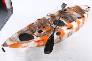 China Hobie Auge Sit On Top Canoe Top Rated Single Seat With Fishing Rod Holder factory