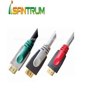 China Dual calor HDMI to HDMI Cable Support 3D Ethernet factory