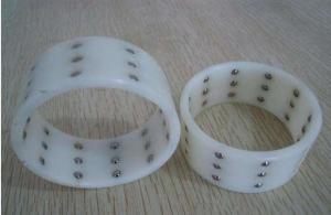 China White Ball Bearing Plastic Cage Hardware Mould Application Customized Size factory