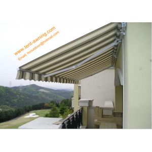 China Waterproof  UV Resistance  Retractable Balcony Awning Aluminum Customized Sizes Awnings on sale