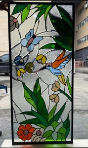 China Decorative Panel Glass Figured Frosted Stained factory