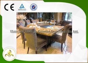 China 9 Seats Induction / Electric Grill Griddle Table With Exhaustion System factory