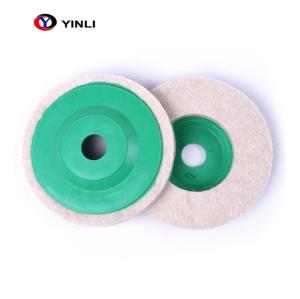China Stainless Steel Glass Polishing Wheel For Drill 100mm Diameter factory