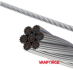 China 7x19 Construction AISI 316 Stainless Steel Wire Rope For Ship / Offshore Platform factory