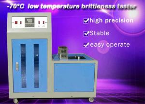 China Low Temperature Brittleness Tester Rubber Testing Instruments High Performance factory