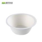 Christmas use biodegradable disposable sugarcane bagasse oval bowl