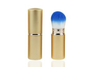 China Makeup Powder Retractable Blusher Brush Nylon Blue White Hair factory
