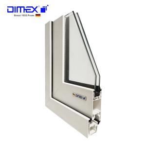 China Building Casement UPVC Window Profiles High UV Retardant DIMEX E35 factory
