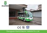 Battery Operated 4 Wheel Electric Shuttle Bus 48V Motor For Public Area