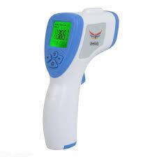 China Battery Powered Infrared Forehead Thermometer 32 Groups Memories DC 9V factory