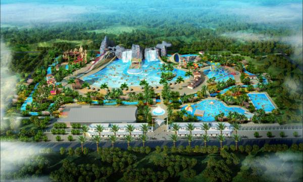 China tai'antheme theme adult amusement house hotspring water theme park resort