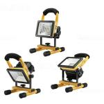30W Emergency Portable Rechargeable Flood Lights 24 LED Ultra High Brightness