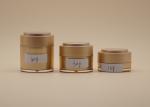 Gold UV Spraying Cosmetic Cream Containers 15g Silk Screen Printing