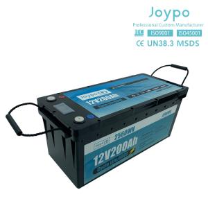 China Solar RV Lithium Battery Pack 12V 100ah 200ah 300ah Deep Cycle Lithium Battery factory