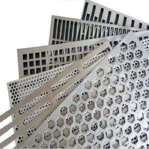 China 306 304 Stainless Steel Perforated Plate 0.5mm 5mm 2mm Thick Stainless Steel Sheet factory