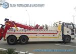 6 X 4 FAW Rotator Wrecker Road Rescue Truck 50 Ton 180kw / 245hp
