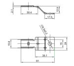 High Strength Vehicle Mounting Brackets 1.2 Mm Thickness Customized Design
