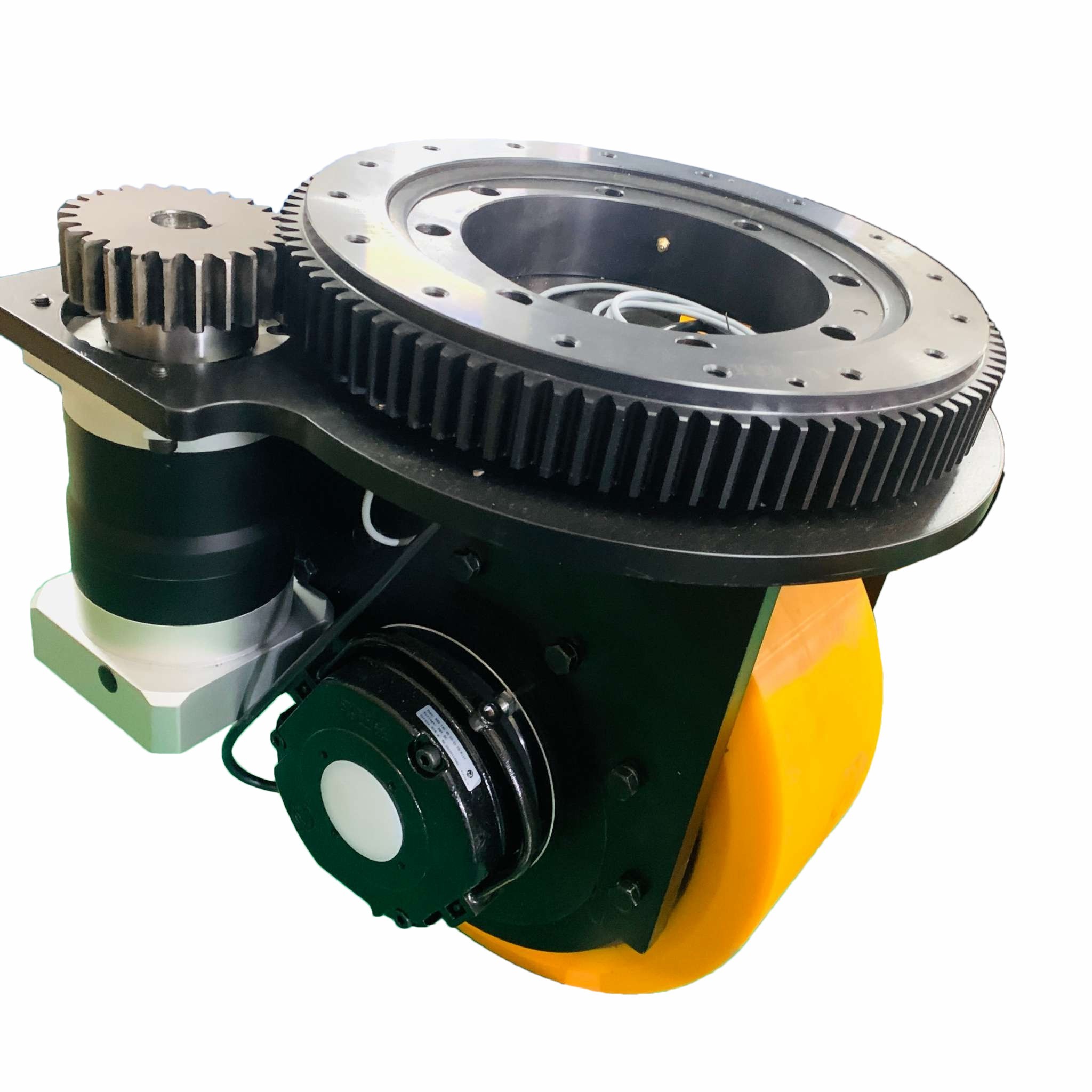 Load 5000kg Planetary Reduction Heavy Duty Robot Wheels Motor Drive Wheel For AGV