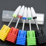 Not Rusty Cuticle Nail Drill Bits Ceramic Material Corrosion / Heat Resistant