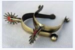 Alloy Horse Spurs Men Rider Horsemanship Western Stainless Steel Equestrian