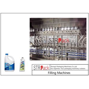 Chemical Doser Automatic Bleach Acid Filling Machines Pseudoephdrine HCL Gravity