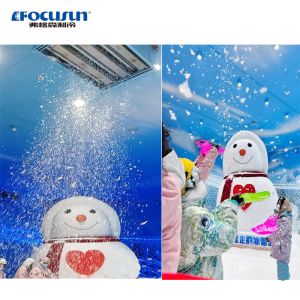 FOCUSUN Four Season Snow Park Design Snow Falling Machine and Bitzer Compressor