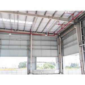 China Light Peb Steel Structure Insulated Prefab Steel Warehouse Mall Frame Construction on sale