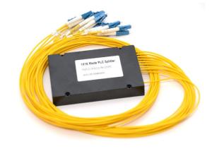 China Lc / Upc Fiber Optic PLC Splitter 1 X 16 PVC Jacket 1260 - 1650nm Wavelength factory