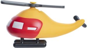 China Helicopter ABS Material Red Color Coin Piggy Bank For Kids Playing factory