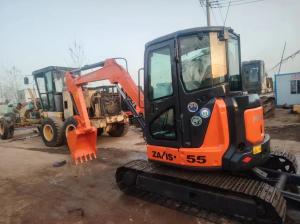 China Japan Used Most Popular Hitachi Mini Excavator Zx55UR, Secondhand 5.5 Ton Track Digger Hitachi Zx5 factory