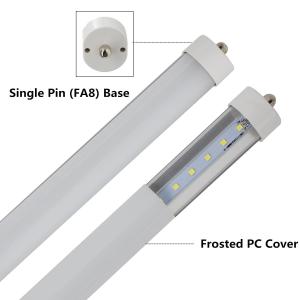 China 8FT 36W 40W T8 LED Tube Light FA8 Single Pin 120-160lm/W Luminous Light Body Lamp factory