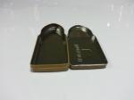 Yellow Geometry Pencil Tin Box Tinplate Containers For Stationery Packaging