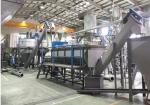 Waste 2000kg/Hr Plastic Recycling Line Pet Bottles Crushing Washing Drying
