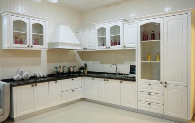 20mm High Gloss Island Kitchen Cabinets Units With Island Grey Carcase