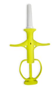 China Yellow Color Syringe Animal ID Microchip 1.4 * 8mm Chip Size Pet Identification factory