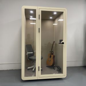 China Modular Office Pod with LED Lighting Quick Installation and Wheelchair Accessible Soundproof Booth factory