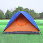 3 to 4 Person One Door Double Layer Waterproof Outdoor Folding Tent with a Free