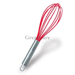 China Silicone Coated Wire Egg Whisk with Stainless Steel Handles factory