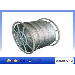 18 Strands Anti Twist Wire Rope / Galvanized Steel Wire Rope 252kN 20mm Diameter