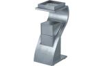 GPX-78A Room Service Equipments , Diamond Stainless Steel Dustbin For Hotel