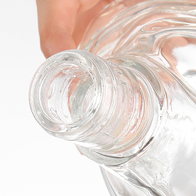 Hot Stamping Various Style Design 500ml 700ml 750ml 750g Empty Rum Gin Whisky Spirit Vodka Glass Bottle