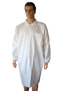China OEM Dustproof White/Blue/Green/Purple V601 Disposable Microporous Lab Coat for Adult factory
