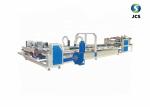 Steel Carton Folder Gluer Machine , Electric Driven Carton Box Forming Machine